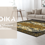 Ultra Soft Area Rug, Non Slip, Stain Resistant, Washable Area Rugs for Living Room, Bedroom, Vibrant Nature Inspired Decor(Beige)