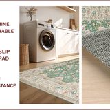 Elegant Sage Green Tiled Design(Ivory)