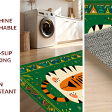 Charming Playful Creature Motif(Green)