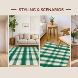 Inviting Rustic Patterned Ensemble(Green)