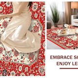 Luxurious Distressed Lattice Style(Red)