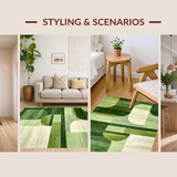 Chic Symmetrical Oceanic Lines(Green)