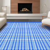 Vibrant Seasonal Checkerboard Look(Blue)