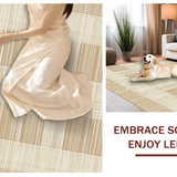 Artistic Natural Abstract Motif(Beige)