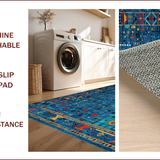 Chic Contemporary Color Splash(Blue)