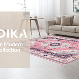 Whimsical Ogee Print with Hues(Pink)