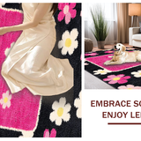 Elegant Monochrome Floral Display(Black)