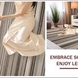 Ultra Soft Area Rug, Non Slip, Stain Resistant, Washable Area Rugs for Living Room, Bedroom, Abstract Earthy Tones Elegance(Gray)