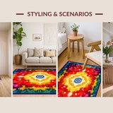 Enchanting Rainbow Energy Flow Design(Red)