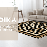 Artful Vintage Greek Key Arrangement(Beige)