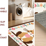 Charming Pastel Easter Bunny Illustration(Beige)