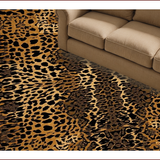 Ultra Soft Area Rug, Non Slip, Stain Resistant, Washable Area Rugs for Living Room, Bedroom, Luxurious Exotic Patterned Touch(Black)