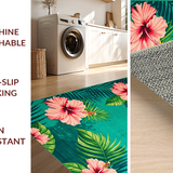 Lively Hibiscus and Fern Fusion(Green)