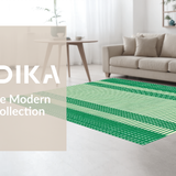 Cozy Earthy Tones with Lattice Design(Green)