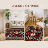 Elegant Symmetrical Ogee Design(Red)