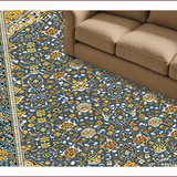 Ultra Soft Area Rug, Non Slip, Stain Resistant, Washable Area Rugs for Living Room, Bedroom, Elegant Floral Grey Aesthetic(Gray)