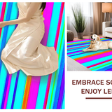 Charming Colorful Geometric Delight(Blue)