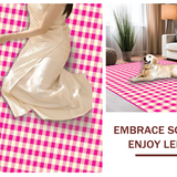 Playful Whimsical Checkered Style(Pink)