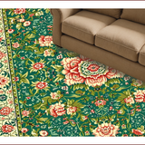 Ultra Soft Area Rug, Non Slip, Stain Resistant, Washable Area Rugs for Living Room, Bedroom, Faded Green Boho Bedroom Area Rug(Green)