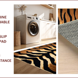 Ultra Soft Area Rug, Non Slip, Stain Resistant, Washable Area Rugs for Living Room, Bedroom, Striking Nature Themed Accent(Brown)