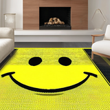 Ultra Soft Area Rug, Non Slip, Stain Resistant, Washable Area Rugs for Living Room, Bedroom, Elegant Monochrome Patterned Rug(Yellow)