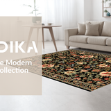 Striking Dark Floral Palette(Black)