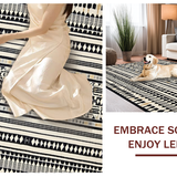 Contemporary Monochrome Geometric Motif(Black)