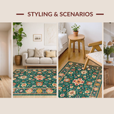 Dynamic Retro Medallion Print(Green)