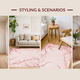 Lively Vibrant Shag Decor(Pink)