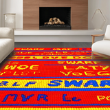 Eclectic Bright Phrase Motif(Red)