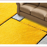 Ultra Soft Area Rug, Non Slip, Stain Resistant, Washable Area Rugs for Living Room, Bedroom, Bright Yellow Non-Shedding Playroom Rug(Yellow)