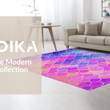 Enchanting Oceanic Scale Motif(Pink)