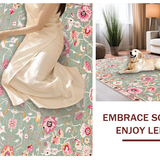 Artful Minimalist Leafy Accents(Beige)