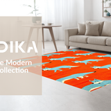 Fun and Energetic Wildlife Motif(Red)