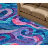 Dynamic Colorful Abstract Motif(Blue)