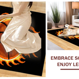 Contemporary Flame Accent Decor(Black)