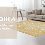 Ultra Soft Area Rug, Non Slip, Stain Resistant, Washable Area Rugs for Living Room, Bedroom, Rustic Soft Cream Tones(Gray)
