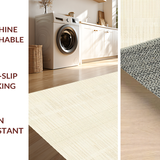 Vibrant Minimalist Shag Composition(Beige)