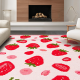 Funky Vintage Strawberry Artwork(Red)