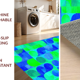 Engaging Oval Graphic Arrangement(Blue)