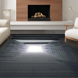 Elegant Fluffy Vortex Optical Art(Black)