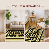 Timeless Greek Key Elegance(Black)