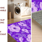 Ultra Soft Area Rug, Non Slip, Stain Resistant, Washable Area Rugs for Living Room, Bedroom, Lush Textured Contemporary Appeal(Purple)