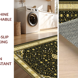 Contemporary Bold Medallion Artistry(Black)