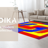 Expressive Round Abstract Palette(Blue)