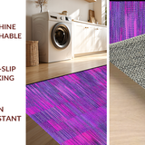 Ultra Soft Area Rug, Non Slip, Stain Resistant, Washable Area Rugs for Living Room, Bedroom, Chic Cozy Textured Harmony(Purple)