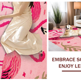 Delightful Textured Appeal(Pink)