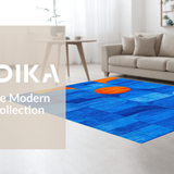 Contemporary Vibrant Wave Design(Blue)