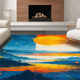 Contemporary Artistic Color Fusion(Blue)