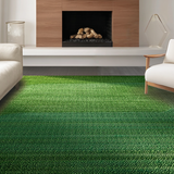 Ultra Soft Area Rug, Non Slip, Stain Resistant, Washable Area Rugs for Living Room, Bedroom, Stylish Vibrant Garden Backdrop(Green)